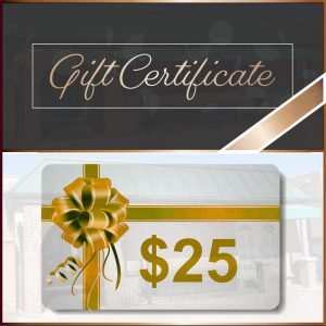 $25 Gift Certificate